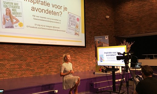 Leonie ter Veld vertelt haar verhaal voor de camera tijdens EL CID 2020