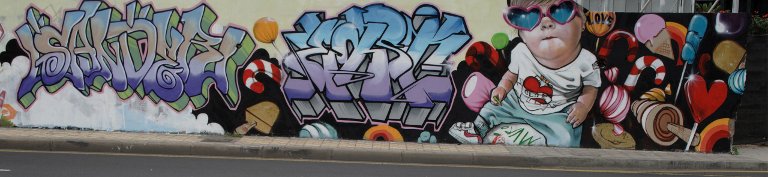 Graffiti op straat