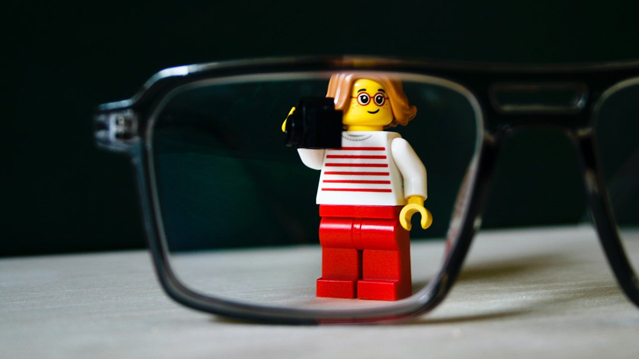 Lego poppetje met bril
