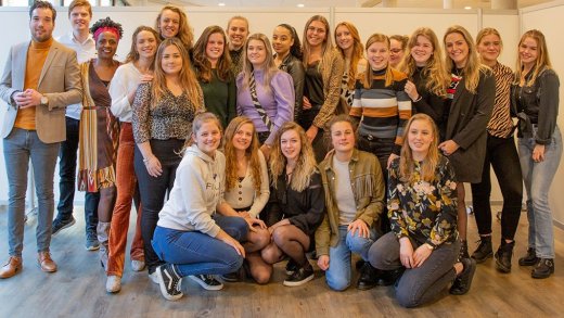 Studenten van mbo Rijnland