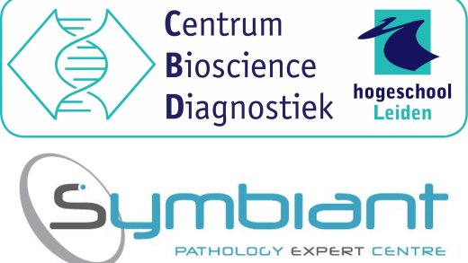Het logo van CBD en Symbiant