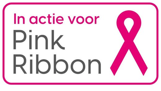 Het logo voor pink ribbon
