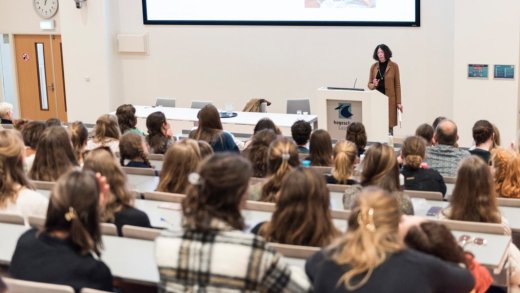 Presentatie aan studenten