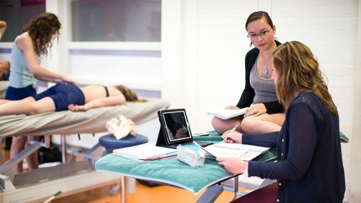 Praktijkles opleiding Fysiotherapie