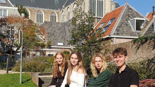 foto van studenten HBO-rechten
