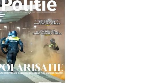 foto van tijdschrift over de politie