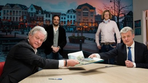 Foto van Sander van den Eijnden, Patrick Pijnenburg, Dennis Hoogervorst en Otto Jelsma