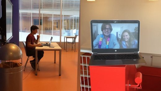 foto van de eerste online introductiedag