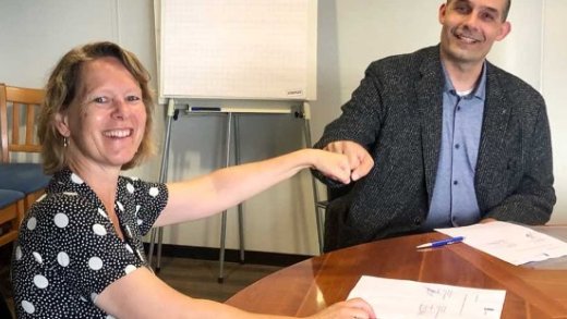 foto van Astrid Scholten en Jeroen Rempt
