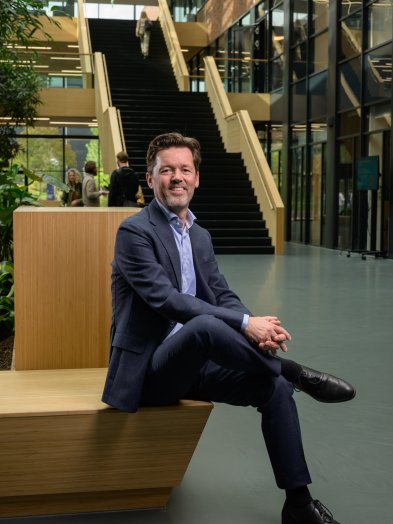 Joeri van den Steenhoven, lid college van bestuur van hogeschool Leiden