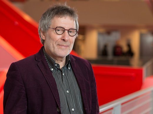 Docent Jaap van der Stel op de hogeschool Leiden