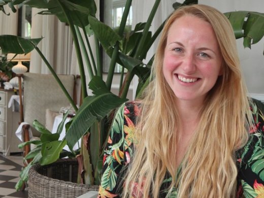 Charlotte Margadant, afgestudeerd van de opleiding verpleegkunde
