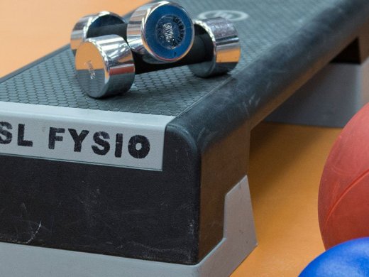 foto van oefenmaterialen voor fysiotherapie