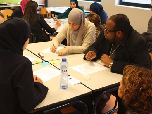 foto van studenten in een klaslokaal