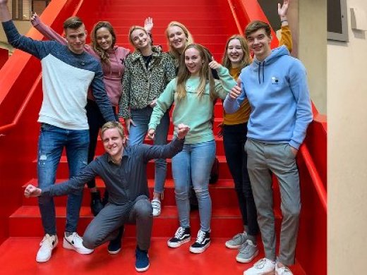 foto van communicatiestudenten