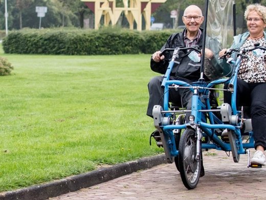 foto van fietsmaatjes