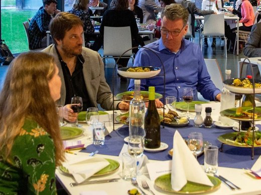 foto gemaakt tijdens het Kennisdiner 2020
