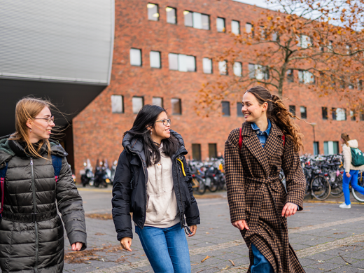Studenten voor de hogeschool