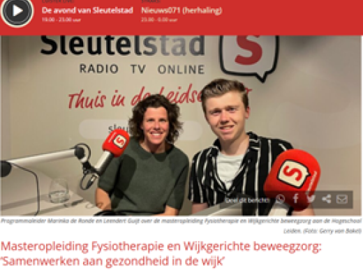 Sleutelstad over het project Gezond en Inclusief Leiden Zuidwest