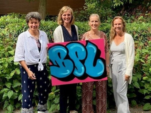 Team BPL bestaande uit Karin Klein, Wendy van Eeden, Esther Merkies en Petra van Bolhuis