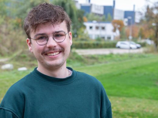 Foto van Tom, honoursstudent Hogeschool Leiden
