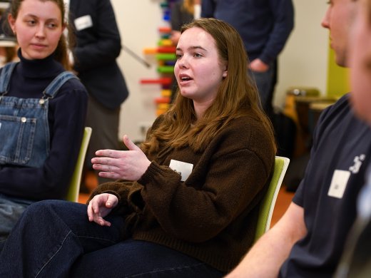 Bezoek van minister en staatssecretaris van ministerie van Onderwijs, Cultuur en Wetenschap aan Hogeschool Leiden.