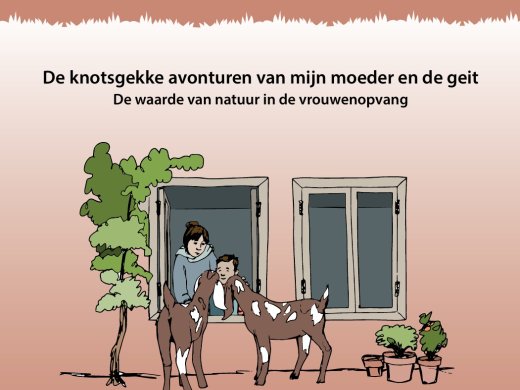 Voorkant van publicatie over natuur in de vrouwenopvang