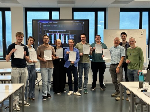 Geslaagde groep van de cursus Python programmeren voor beginners 2026