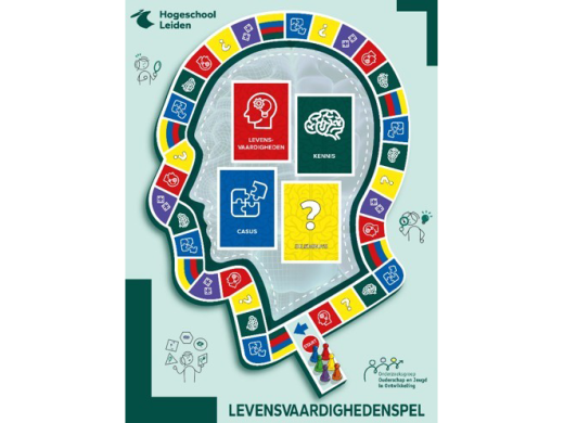 Voorbeeld van het speelbord van het Levensvaardighedenspel