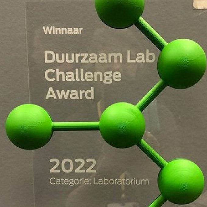foto van de leiden duurzaam lab challenge award