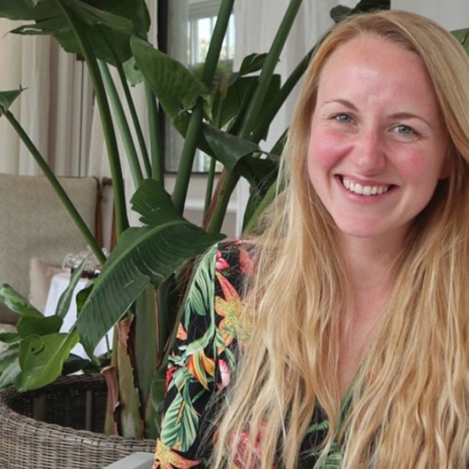Charlotte Margadant, afgestudeerd van de opleiding verpleegkunde