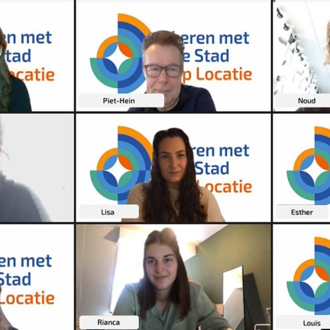 Foto deelnemers Leren met de stad