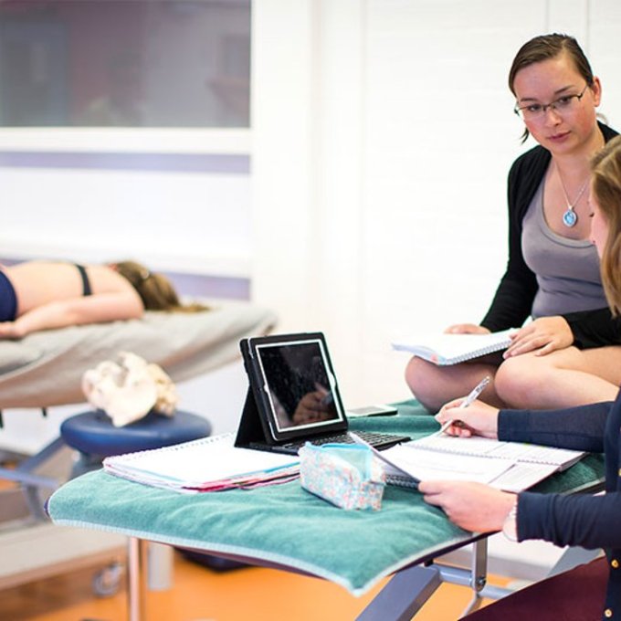 Praktijkles opleiding Fysiotherapie
