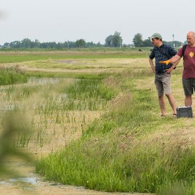 foto gemaakt tijdens onderzoek herstel biodiversiteit