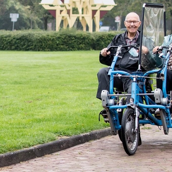 foto van fietsmaatjes