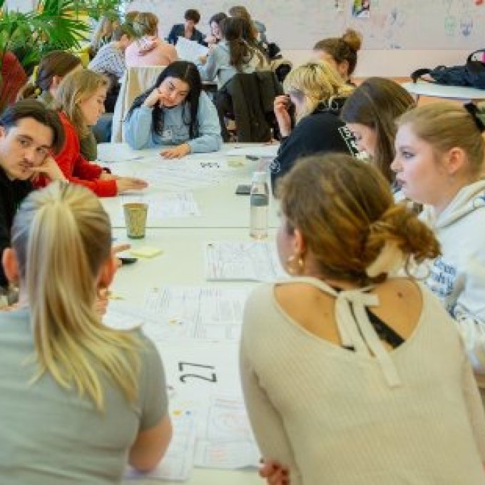 foto van een groep studenten