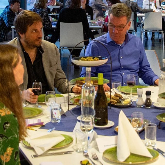 foto gemaakt tijdens het Kennisdiner 2020