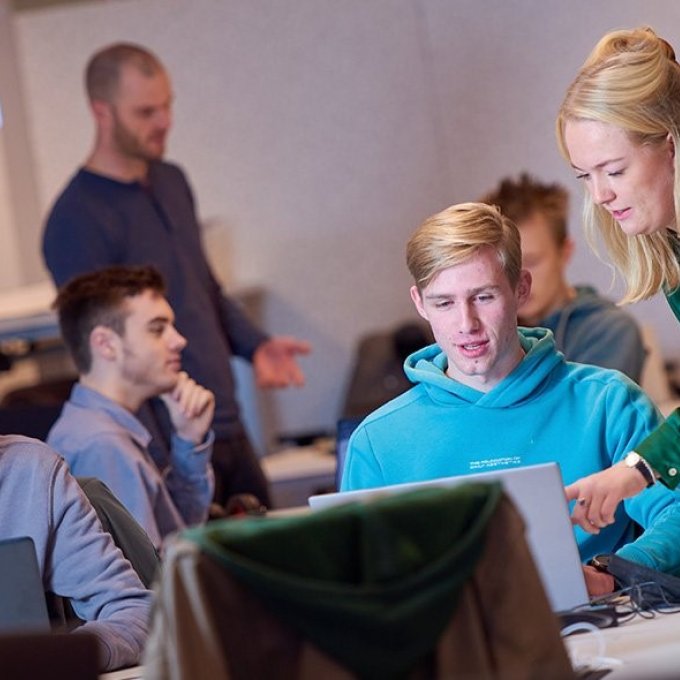 foto van studenten