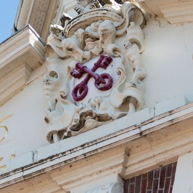 foto van de Morsch Poort in Leiden