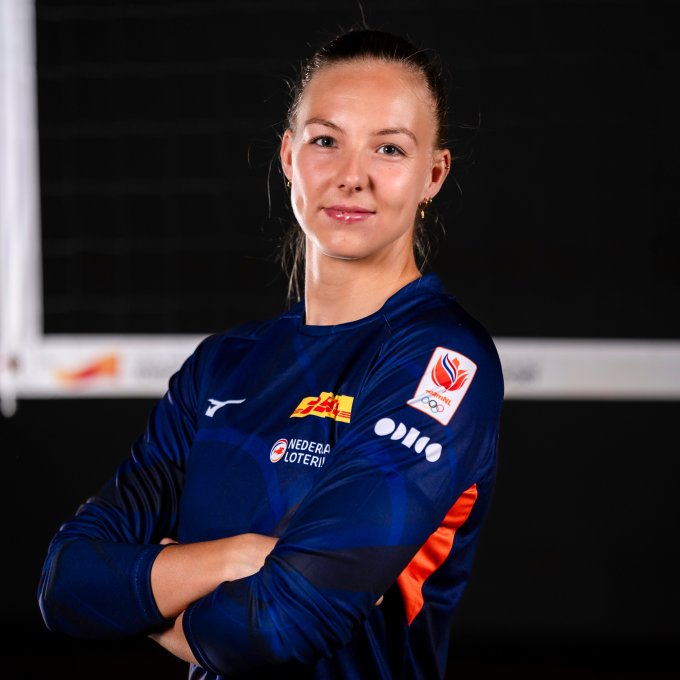 Beachvolleybalster Katja Stam