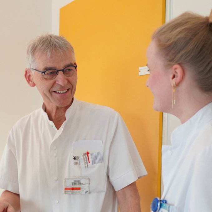 Docent en verpleegkundige Fred van der Leer.