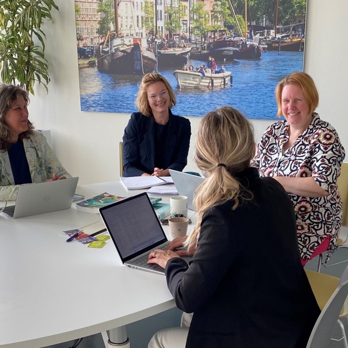 V.l.n.r.: Wiep Staal, Roos Bonnier, Diana van der Boon & Astrid van der Sloot.