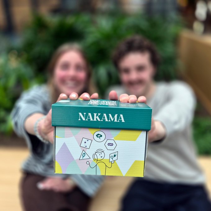Het spel Nakama dat is ontwikkeld voor gezinshuizen.