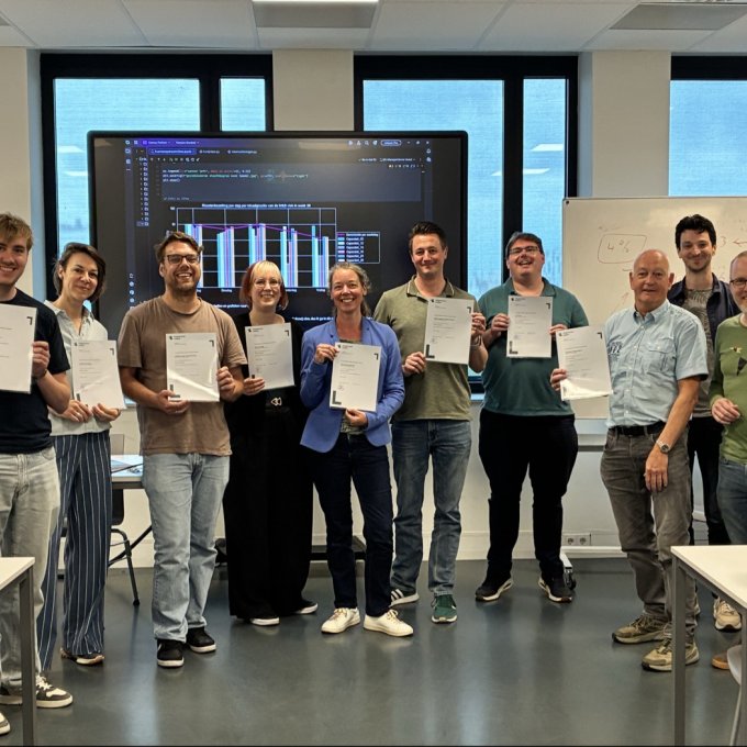 Geslaagde groep van de cursus Python programmeren voor beginners 2026